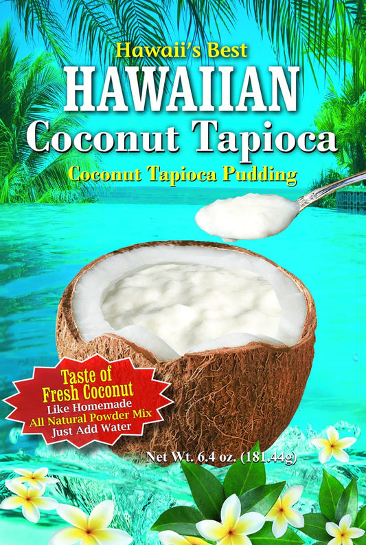 (12 Pack- $4.99 each bag) CREAMY COCONUT TAPIOCA PUDDING POWDER MIX, Case Pack 12x6.4 oz, $59.88/Case ($4.99 Each), CLICK ON PICTURE TO PURCHASE (SPECIALTY ITEM)