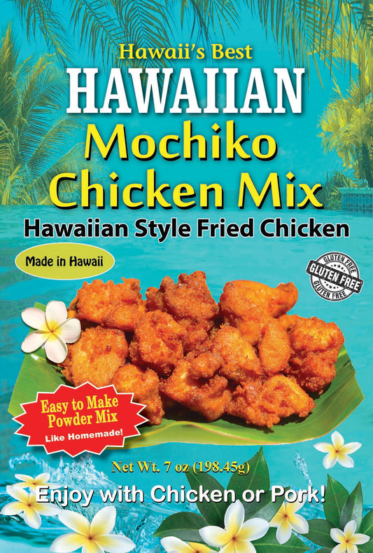 (50 Pack- $4.99 each bag) MOCHIKO CHICKEN POWDER MIX, Hawaiian Style (TERIYAKI) Fried Chicken, Case Pack 50x7 oz, $249.50/Case ($4.99 Each), CLICK ON PICTURE TO PURCHASE (TOP SELLER)